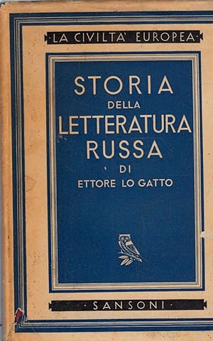 Image du vendeur pour storia della letteratura russa.Con 109 illustrazioni nel testo e 66 tavole di cui 4 a colori mis en vente par Laboratorio del libro