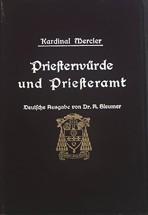 Bild des Verkufers fr Kardinal Mercier, Erzbischof von Mecheln. Priesterwrde und Priesteramt. zum Verkauf von books4less (Versandantiquariat Petra Gros GmbH & Co. KG)