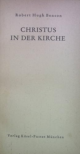 Bild des Verkufers fr Christus in der Kirche. zum Verkauf von books4less (Versandantiquariat Petra Gros GmbH & Co. KG)