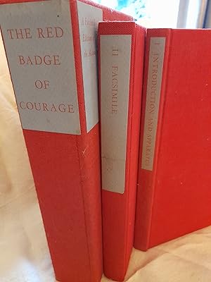 Seller image for The Red Badge of Courage : A Facsimile Edition of the Manuscript; In Two Volumes for sale by Nikki Green Books