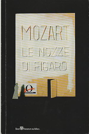 Bild des Verkufers fr Programmheft Wolfgang Amadeus Mozart LE NOZZE DI FIGARO Premiere 20. Dezember 1986 Spielzeit 1986 / 87 zum Verkauf von Programmhefte24 Schauspiel und Musiktheater der letzten 150 Jahre