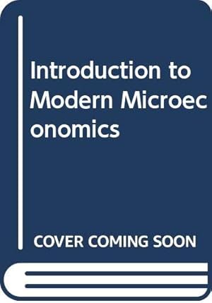 Image du vendeur pour Introduction to modern microeconomics mis en vente par Redux Books