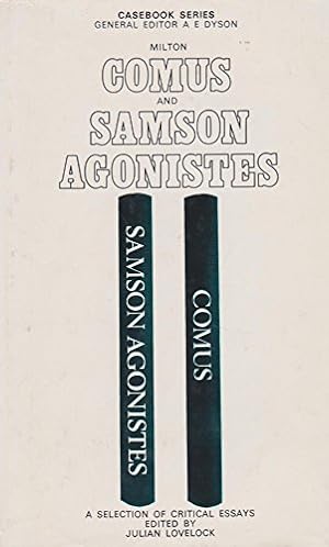 Bild des Verkufers fr Milton's "Comus" and "Samson Agonistes" (Casebook S.) zum Verkauf von WeBuyBooks