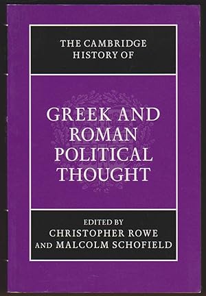 Seller image for THE CAMBRIDGE HISTORY OF GREEK AND ROMAN POLITICAL THOUGHT for sale by Easton's Books, Inc.