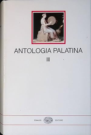 Antologia palatina Vol. III