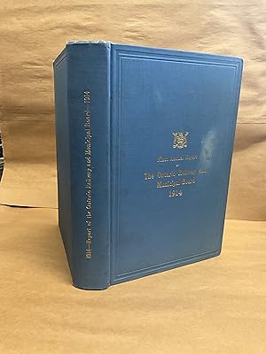 Ninth Annual Report of the Ontario Railway and Municipal Board to December 31st, 1914