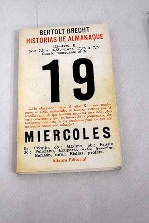 Imagen del vendedor de Historias de almanaque a la venta por Alcan Libros