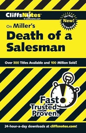 Imagen del vendedor de CliffsNotes on Miller's Death of a Salesman (CliffsNotes on Literature) a la venta por WeBuyBooks