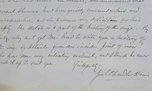 Bild des Verkufers fr Joel Chandler Harris, Author of the Uncle Remus and ?Brer Rabbit stories, Tells a Fascinating Tale That Took Place in Atlanta During Sherman?s March to the Sea (It relates to a fiery secessionist woman who became a friend of Gen. William T. Sherman when he chose her home to be his headquarters) zum Verkauf von The Raab Collection