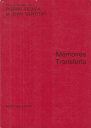Seller image for Mmoires transferts for sale by PRISCA