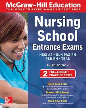 Bild des Verkufers fr McGraw-Hill Education Nursing School Entrance Exams, Third Edition zum Verkauf von moluna
