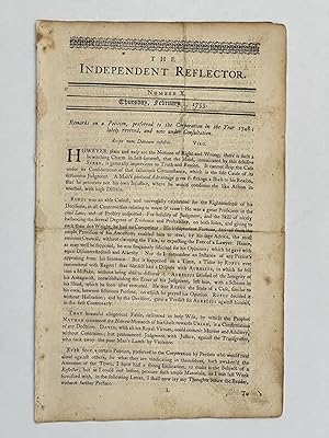 Independent Reflector. Number X, Thursday, February 1, 1753