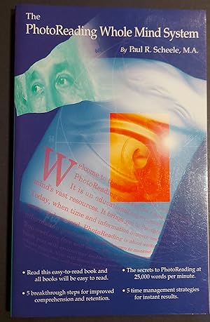 Image du vendeur pour The Photoreading Whole Mind System mis en vente par Mister-Seekers Bookstore