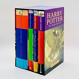 Seller image for Harry Potter: Four Volume Boxed Set [Four Volumes Housed in Slipcase] Harry Potter and the Philosopher's Stone; Harry Potter and the Chamber of Secrets; Harry Potter and the Prisoner of Azkaban; Harry Potter and the Goblet of Fire for sale by Black's Fine Books & Manuscripts