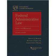 Bild des Verkufers fr Federal Administrative Law, Cases and Materials(University Casebook Series) zum Verkauf von eCampus