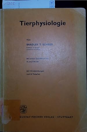 Seller image for Tierphysiologie. for sale by Antiquariat Bookfarm