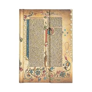 Seller image for Paperblanks - Parabole - Gutenberg Bible - Midi - Lined - Wrap Closure - 120 Gsm for sale by GreatBookPrices