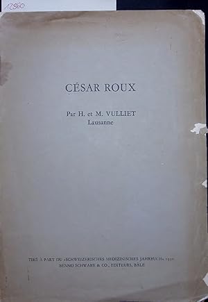 Seller image for Cesar Roux. for sale by Antiquariat Bookfarm