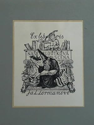 Nase Loutková Scéna (= Unsere Puppenbühne) - Exlibris J. a L. Lormanovi