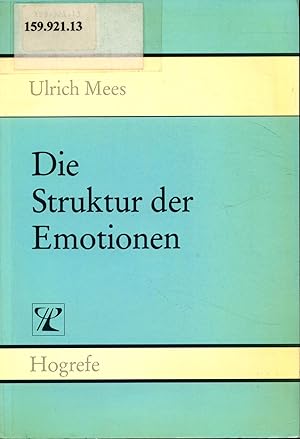 Bild des Verkufers fr Die Struktur der Emotionen zum Verkauf von avelibro OHG