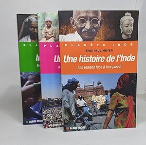 Seller image for Lot de 3 ouvrages -Plante Inde: Une histoire de l'Inde: Les indiens face  leur pass / Un autre Islam: Inde Pakistan Bangladesh / Intouchables: entre rvoltes et intgrations for sale by crealivres