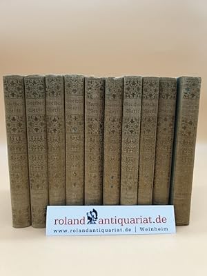 Bild des Verkufers fr Goethes Werke (10 Bnde) zum Verkauf von Roland Antiquariat UG haftungsbeschrnkt