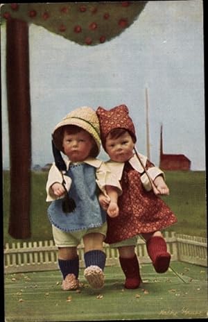 Ansichtskarte / Postkarte Käthe Kruse Puppen, Ich hatt' einen Kameraden, Primus 1006