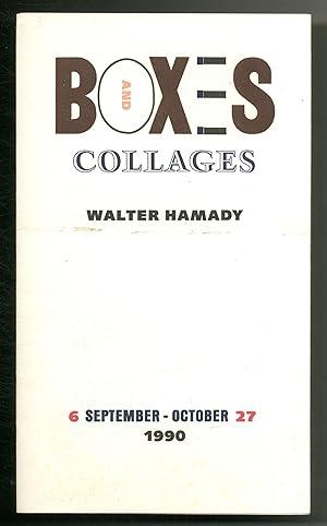 Bild des Verkufers fr [Exhibition Catalog]: Boxes and Collages. Granary Books. 6 September - October 27, 1990 zum Verkauf von Between the Covers-Rare Books, Inc. ABAA