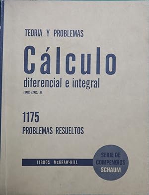 Seller image for Teora y problemas de clculo diferencial e integral for sale by Librera Alonso Quijano