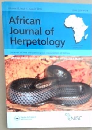 African Journal of Herpetology: Volume 69, Issue 1 (August 2020)