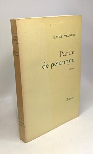 Seller image for Partie de ptanque for sale by crealivres