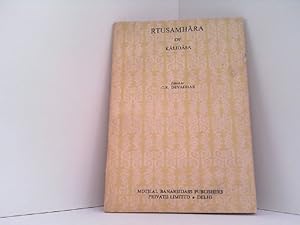 Seller image for Rtusamhara of Kalidasa: Edited with IIntroduction and English Translation. for sale by Antiquariat Ehbrecht - Preis inkl. MwSt.