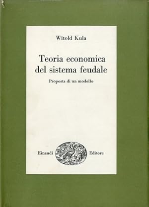 Immagine del venditore per Teoria economica del sistema feudale. venduto da LIBET - Libreria del Riacquisto