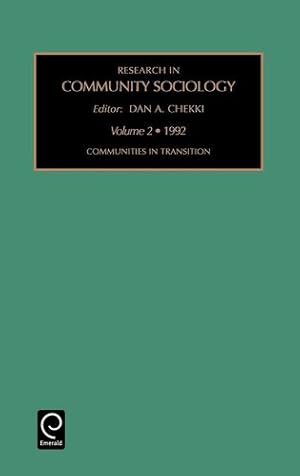 Image du vendeur pour Research in community sociology, Volume 2 by CHEKKI [Hardcover ] mis en vente par booksXpress