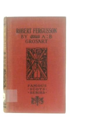 Bild des Verkufers fr Robert Fergusson zum Verkauf von World of Rare Books