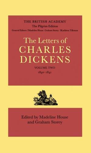 Bild des Verkufers fr Letters of Charles Dickens, Vol 2: 1840-1841 zum Verkauf von WeBuyBooks