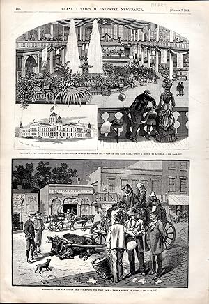 Seller image for ENGRAVING: "Mississippi--New Cotton Crop: sampling the First Bale".engraving from Frank Leslie's Illustrated Newspaper: October 7, 1882 for sale by Dorley House Books, Inc.