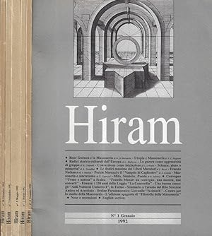 Seller image for Hiram anno 1992 n. 1, 3, 5, 7, 10 Organo del Grande oriente d'Italia for sale by Biblioteca di Babele