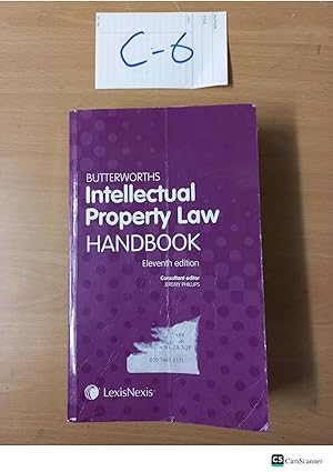 Bild des Verkufers fr Butterworths Intellectual Property Law Handbook 11th edition by Phillips zum Verkauf von UK LAW BOOK SELLERS LTD