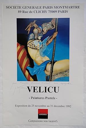 affiche Petre VELICU - Montmartre 1992