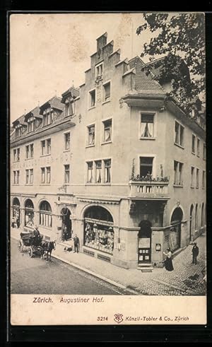 Ansichtskarte Zürich, Hotel Augustiner Hof