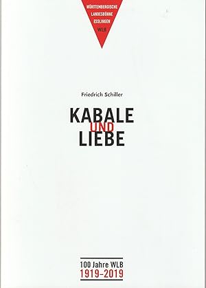 Imagen del vendedor de Programmheft Friedrich Schiller KABALE UND LIEBE Premiere 20. September 2019 Stadthalle a la venta por Programmhefte24 Schauspiel und Musiktheater der letzten 150 Jahre