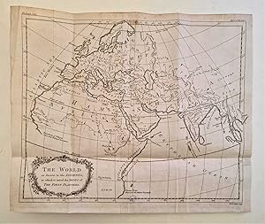 Bild des Verkufers fr Map of The World as Known to the Ancients (1764 Engraving) zum Verkauf von Maynard & Bradley