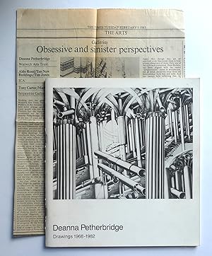Seller image for Deanna Petherbridge. Drawings 1968-1982. Manchester City Art Gallery. 4 November-4 December 1982 and touring. for sale by Roe and Moore