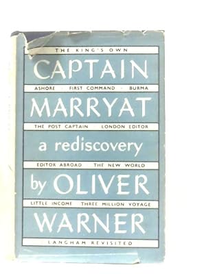 Bild des Verkufers fr Captain Marryat: A rediscovery. With plates, including portraits zum Verkauf von World of Rare Books