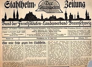Stahlhelm-Zeitung. Bund der Frontsoldaten - Landesverband Braunschweig. Jhg. 1927, Nr. 26 vom 30....