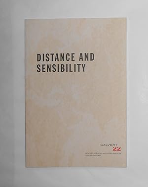 Bild des Verkufers fr Distance and Sensibility (Calvert 22, London 9 April - 13 June 2010) zum Verkauf von David Bunnett Books