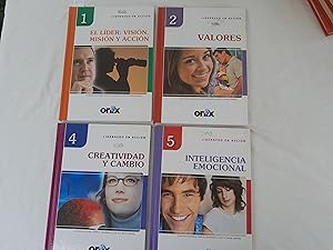 Bild des Verkufers fr Liderazgo en accin. 4 Tomos de 5. Tomo I: El lder: Visin, Misin y Accin. Tomo 2. Valores. Tomo 4. Creatividad y cambio. Tomo 5. Inteligencia emocional. zum Verkauf von Librera "Franz Kafka" Mxico.