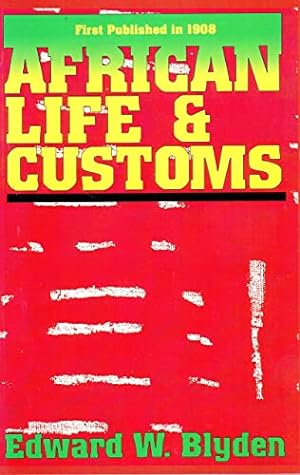 Seller image for African Life and Customs for sale by ZBK Books