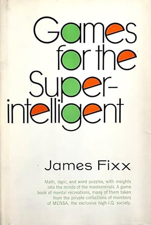Seller image for Games for the Super-Intelligent for sale by Randall's Books